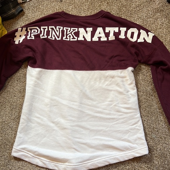 Maroon and white Pink shirt - Picture 3 of 3